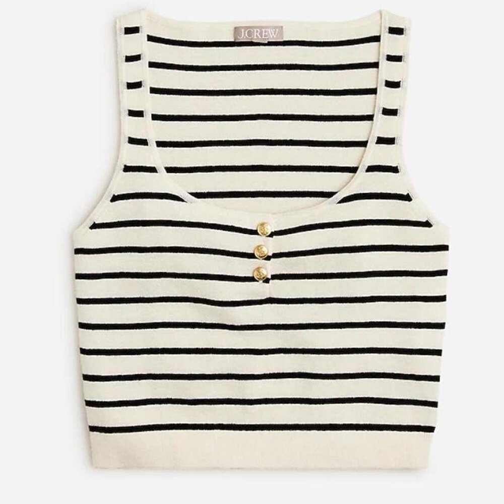 J.Crew Henley Sweater Tank Top size Small
